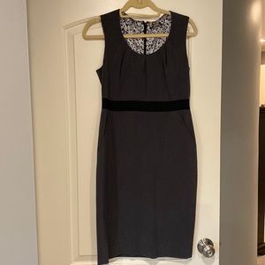 Fitted Elie Tahari dress with ribbon waistband